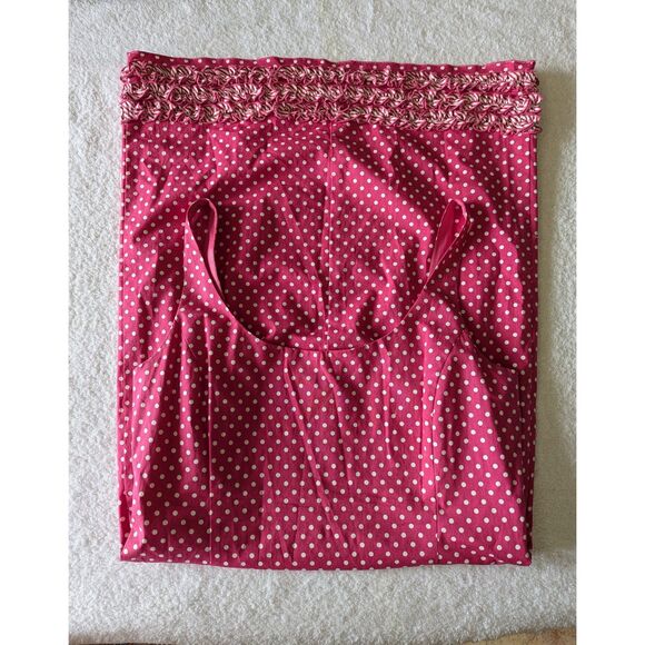 Fiori di Zucca lined retro polkadot sheath below the knee dress   Sz 8 - Picture 9 of 11